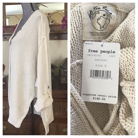 Firefly Slouchy Oversized Tunic Nwt 